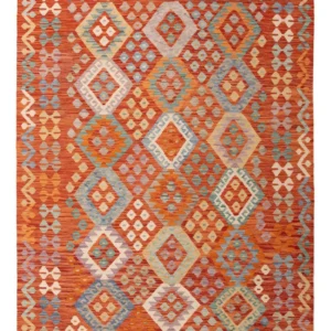 Kelimteppe - Splash - 203 x 155 cm - farget
