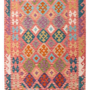 Kelimteppe - Splash - 206 x 153 cm - farget
