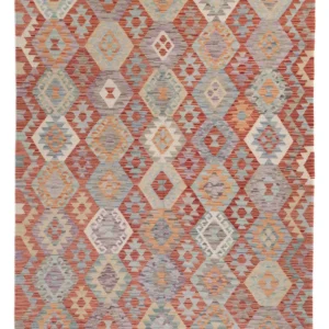 Kelimteppe - Splash - 224 x 166 cm - flerfarget