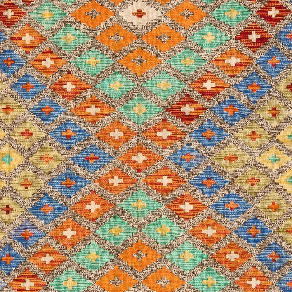 Kelimteppe - Splash - 234 x 169 cm - flerfarget