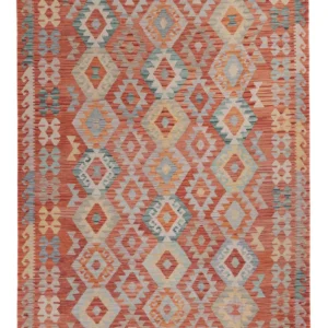 Kelimteppe - Splash - 234 x 177 cm - flerfarget