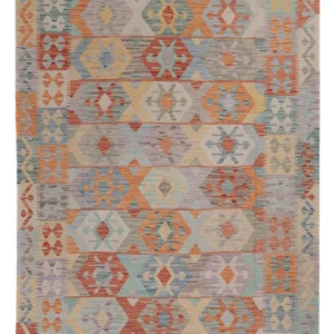 Kelimteppe - Splash - 235 x 168 cm - flerfarget