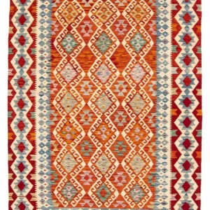 Kelimteppe - Splash - 236 x 172 cm - flerfarget