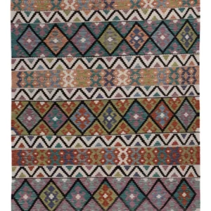 Kelimteppe - Splash - 236 x 176 cm - flerfarget