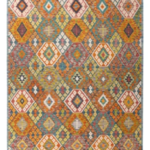Kelimteppe - Splash - 236 x 193 cm - farget