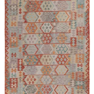 Kelimteppe - Splash - 238 x 177 cm - flerfarget