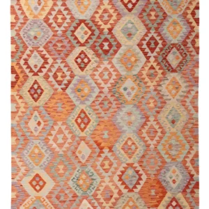 Kelimteppe - Splash - 238 x 178 cm - farget