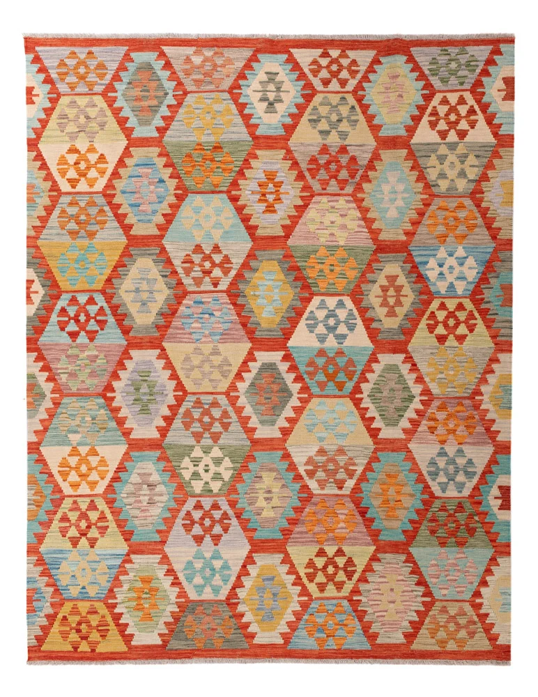Kelimteppe - Splash - 238 x 183 cm - farget