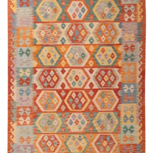 Kelimteppe - Splash - 240 x 170 cm - farget