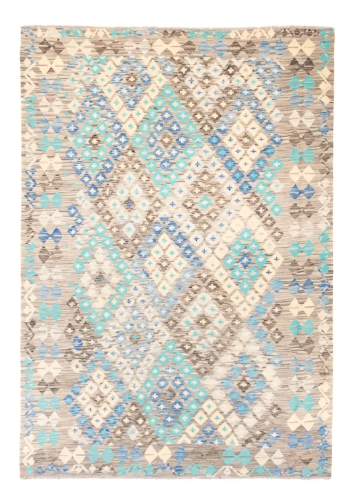Kelimteppe - Splash - 241 x 174 cm - flerfarget