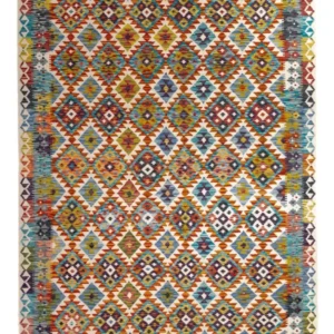Kelimteppe - Splash - 245 x 172 cm - flerfarget