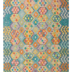 Kelimteppe - Splash - 245 x 173 cm - farget