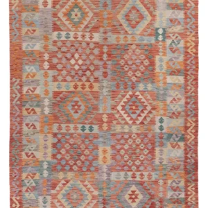 Kelimteppe - Splash - 245 x 179 cm - flerfarget