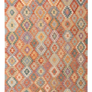 Kelimteppe - Splash - 246 x 175 cm - farget