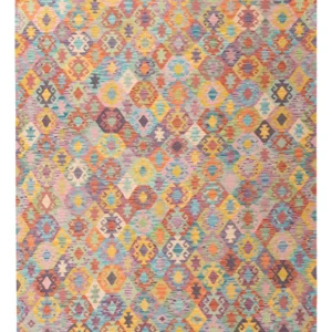 Kelimteppe - Splash - 246 x 188 cm - farget