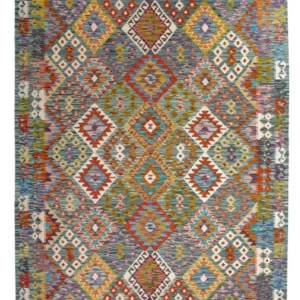 Kelimteppe - Splash - 248 x 183 cm - flerfarget