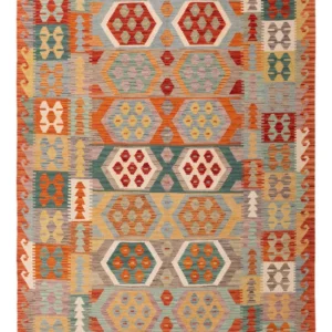 Kelimteppe - Splash - 250 x 170 cm - farget