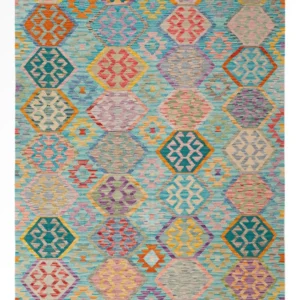Kelimteppe - Splash - 250 x 170 cm - farget