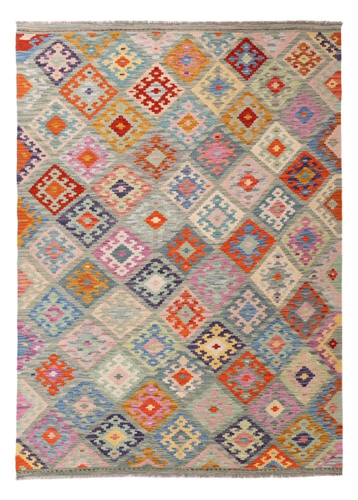 Kelimteppe - Splash - 250 x 175 cm - farget
