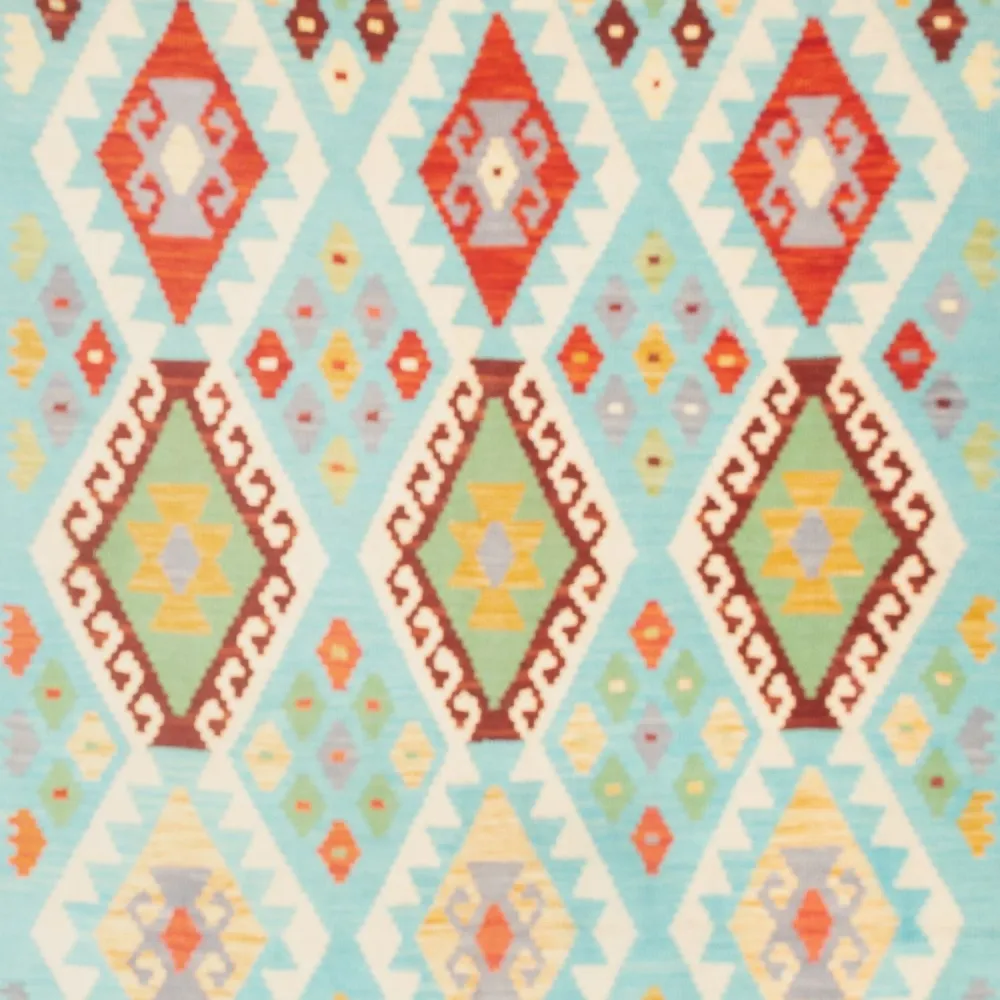Kelimteppe - Splash - 250 x 176 cm - flerfarget