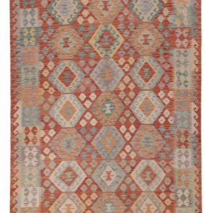 Kelimteppe - Splash - 250 x 181 cm - flerfarget
