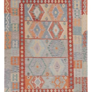 Kelimteppe - Splash - 250 x 181 cm - flerfarget