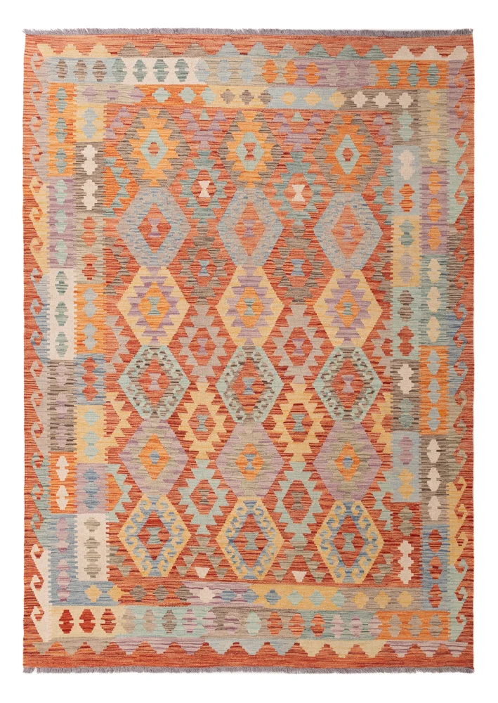 Kelimteppe - Splash - 251 x 179 cm - farget