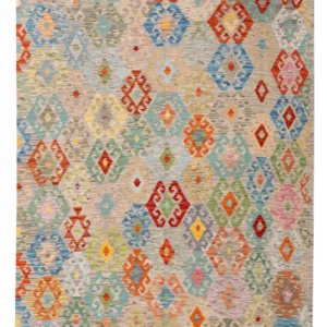 Kelimteppe - Splash - 252 x 185 cm - farget