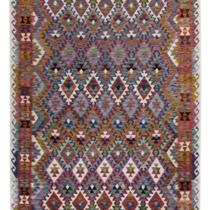 Kelimteppe - Splash - 253 x 167 cm - flerfarget