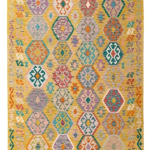 Kelimteppe - Splash - 255 x 178 cm - farget