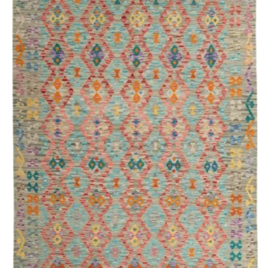 Kelimteppe - Splash - 255 x 178 cm - farget