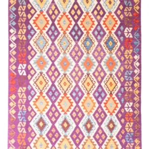 Kelimteppe - Splash - 256 x 178 cm - flerfarget