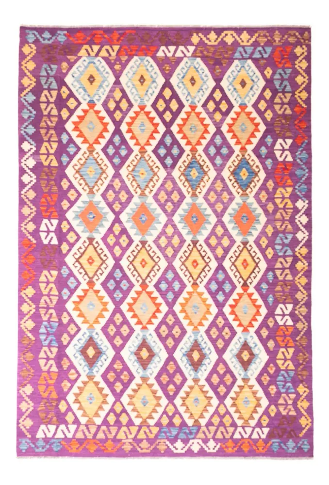 Kelimteppe - Splash - 256 x 178 cm - flerfarget