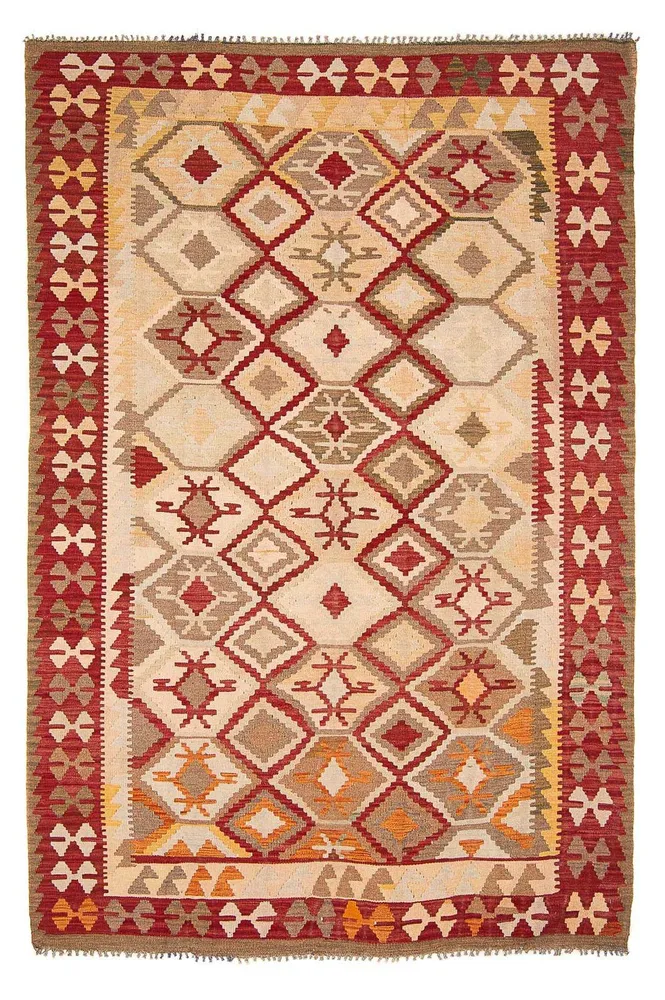 Kelimteppe - Splash - 290 x 193 cm - beige