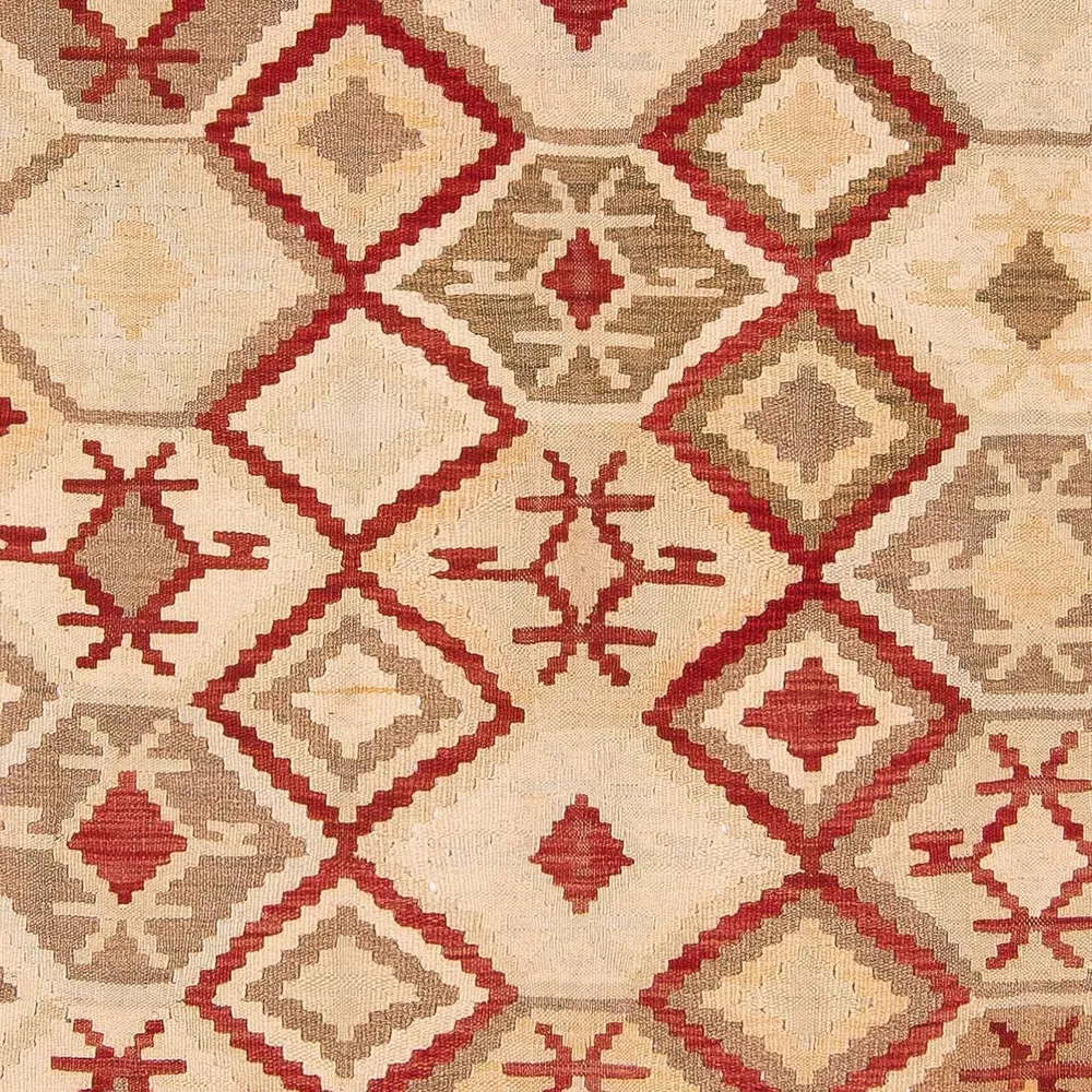 Kelimteppe - Splash - 290 x 193 cm - beige