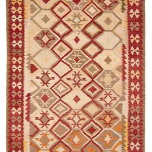 Kelimteppe - Splash - 290 x 193 cm - beige