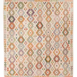 Kelimteppe - Splash - 290 x 252 cm - farget