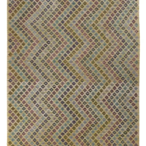 Kelimteppe - Splash - 295 x 212 cm - flerfarget