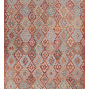 Kelimteppe - Splash - 307 x 253 cm - flerfarget