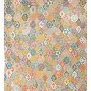 Kelimteppe - Splash - 307 x 264 cm - farget