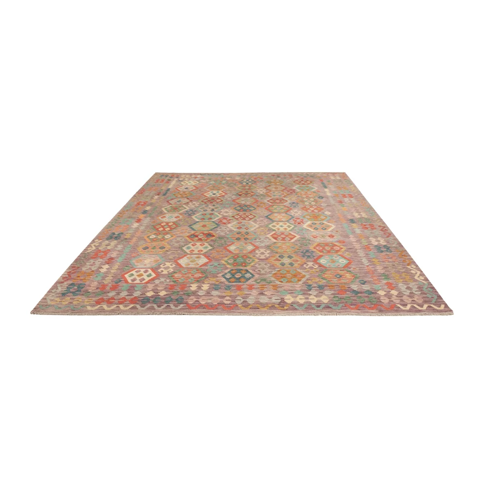 Kelimteppe - Splash - 335 x 257 cm - farget