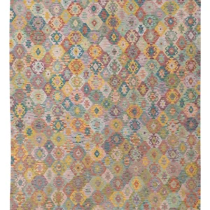 Kelimteppe - Splash - 336 x 259 cm - farget