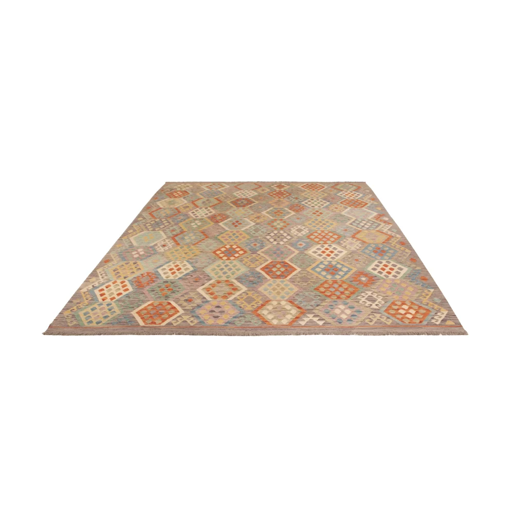 Kelimteppe - Splash - 344 x 255 cm - farget