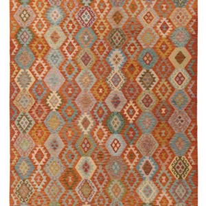 Kelimteppe - Splash - 345 x 252 cm - farget