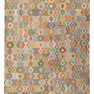 Kelimteppe - Splash - 345 x 253 cm - farget