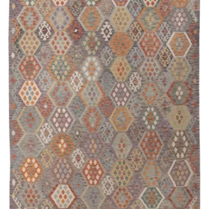 Kelimteppe - Splash - 346 x 257 cm - farget