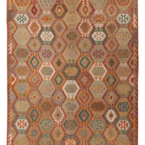 Kelimteppe - Splash - 352 x 256 cm - farget