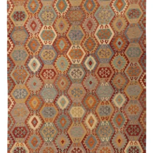 Kelimteppe - Splash - 352 x 256 cm - farget
