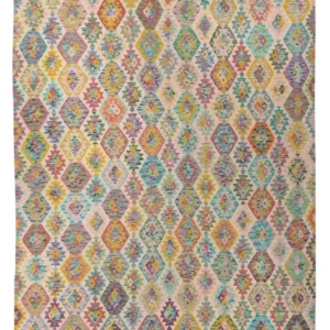 Kelimteppe - Splash - 367 x 266 cm - farget