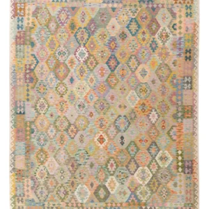 Kelimteppe - Splash - 375 x 303 cm - farget